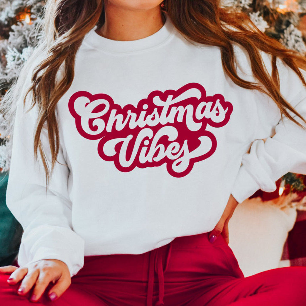 Christmas Vibes Crewneck Sweatshirt