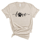 Love Paw Print Shirt