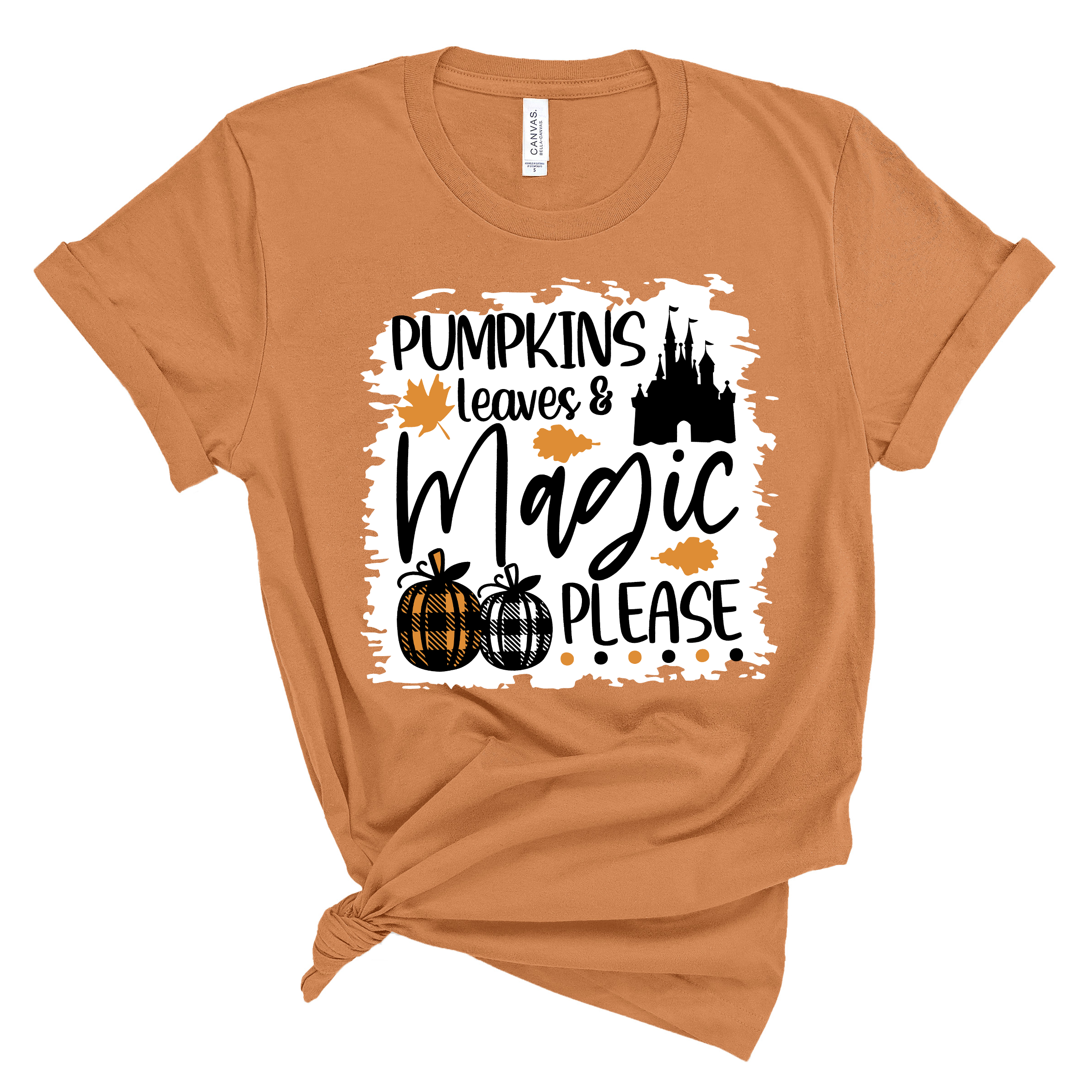Pumpkins Leaves & Magic Please Shirt