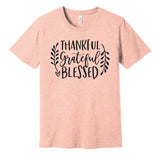 Thankful Grateful Blessed Shirts